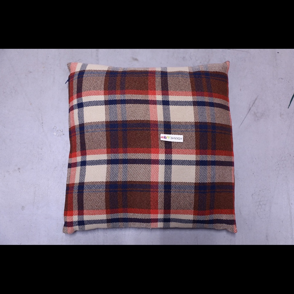 2012 Bape Ape Pillow Head Cushion Leather Plaid